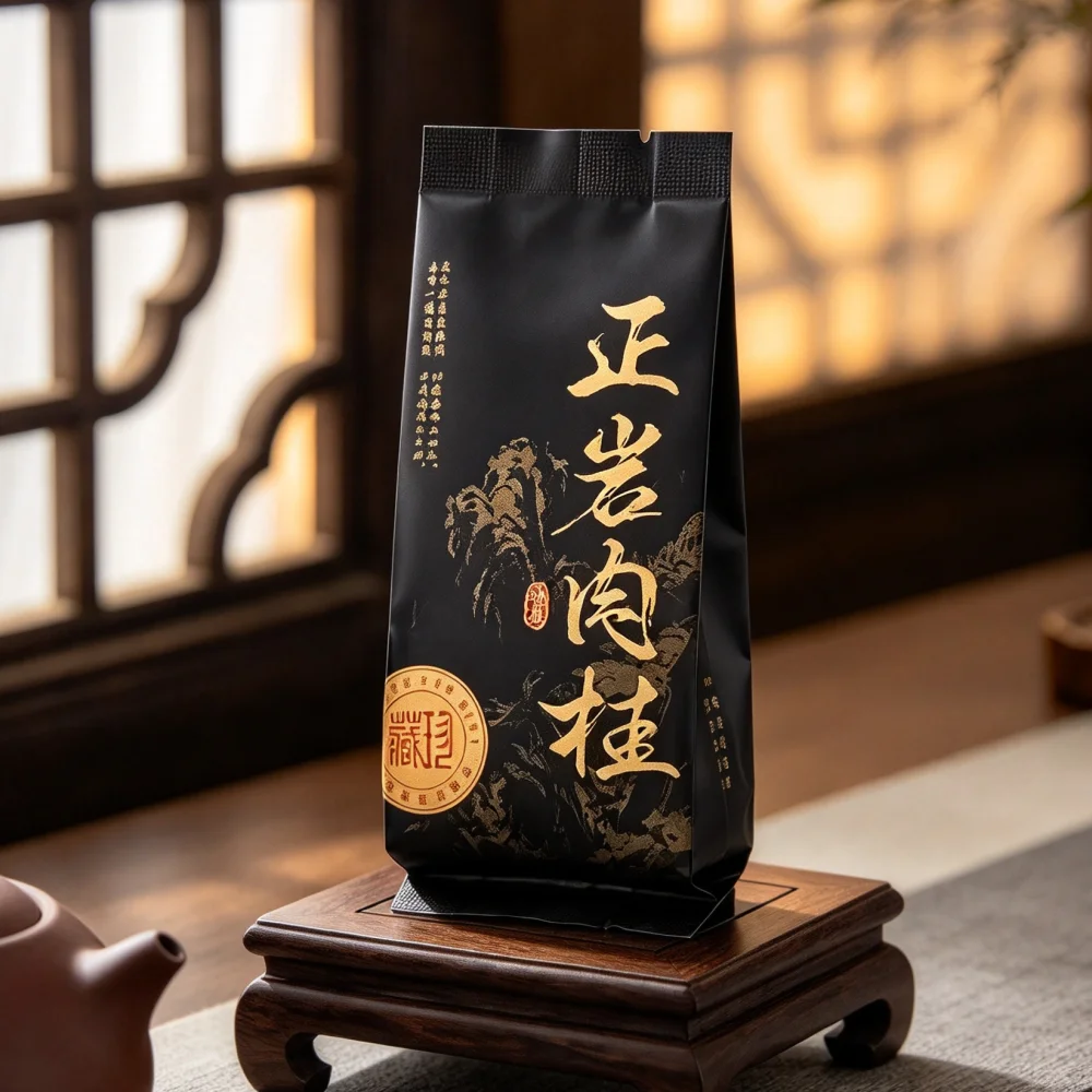 China Style Famous Tea Bag TIEGUANYIN DAHONGPAO JINJUNMEI JASMINE YASHIXIANG DIANHONG Blacktea Word Customized Aluminum Foil Bag