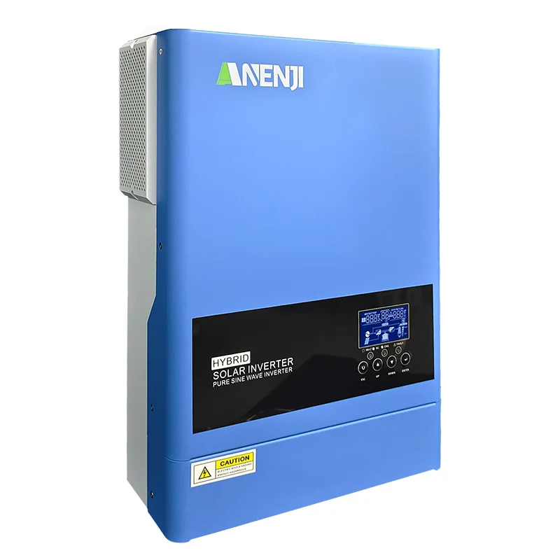 6.2KW 48V Solar Hybrid Inverter On-Grid/Off-Grid Pure Sine Wave Built-in MPPT 120A Solar Charger For 220-240VAC 60-500VDC