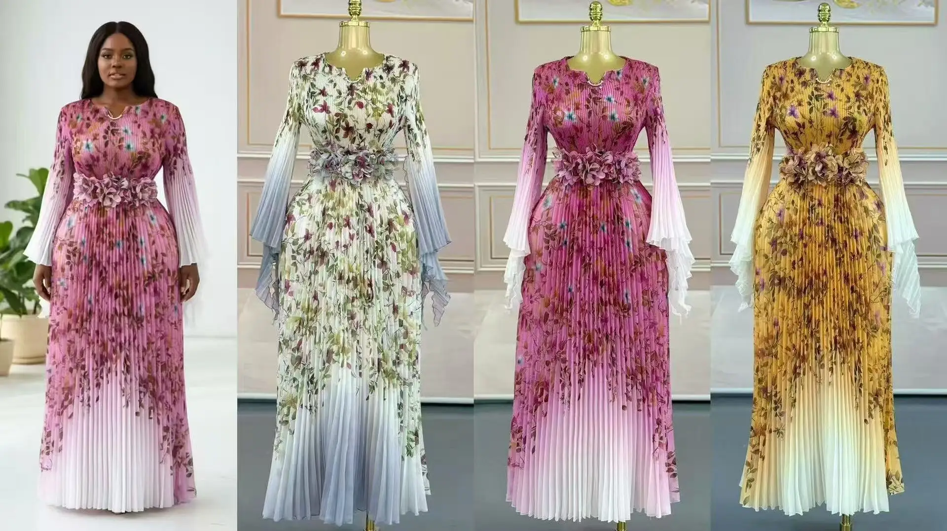 Thumbnail 4 - #9 Trending Flowing Long Dress Right Now