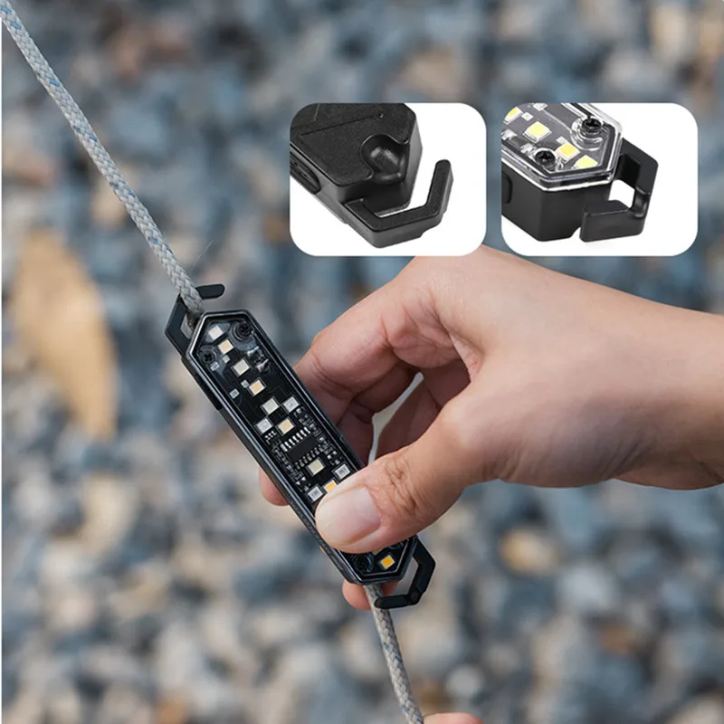 Outdoorwind Rope Warning Light ShineTrip Portable Tactical Lamp Two-way Fixed Magnetic Warning Light Camping Multi-function Lamp