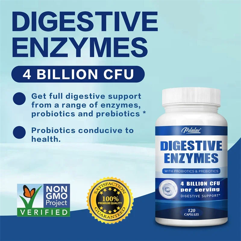 Digestive Enzymes - for Digestion and Gut Function,Reduce Bloating & Flatulence - with Multiple Enzymes,Prebiotics & Probiotics - Image 3