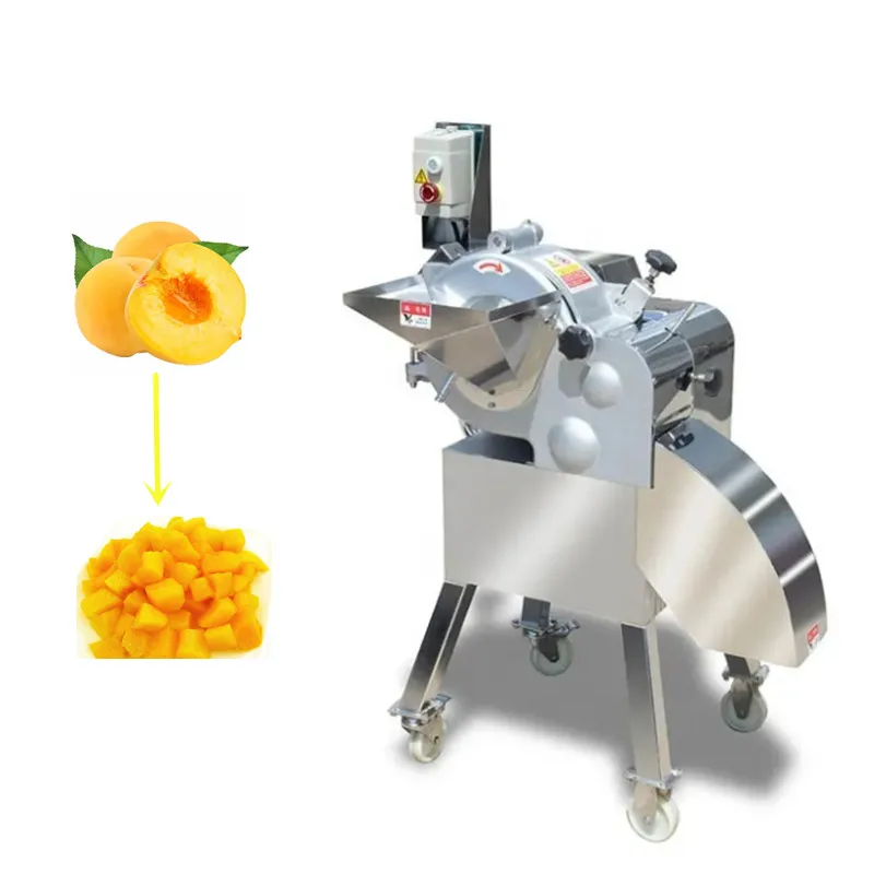Industrial Tomato Cutter Vegetable Dicing Machine/ Peach Strawberry Tomato Fruit Vegetable Dicing Cutting Machine