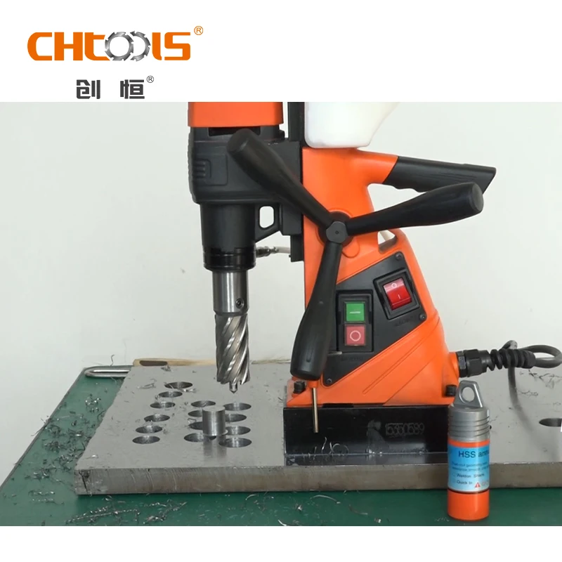 -35 Electric Power Drill Fast Industrial Magnetic Drilling Machine With Core Drill Customizable