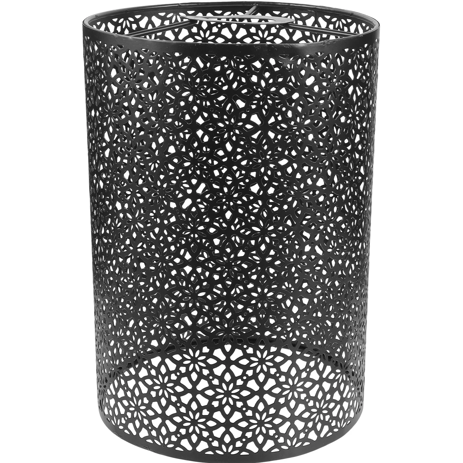 

Цилиндрический абажур, железный полый дизайн для настольного торшера, диффузор, металлический абажур, замена, большой