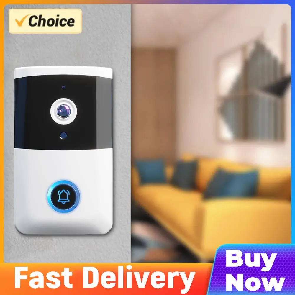 

Беспроводной видеодомофон с Wi-Fi, ИК-подсветкой, ночным видением, двусторонней аудиосвязью для домашней системы безопасности и сигнализации