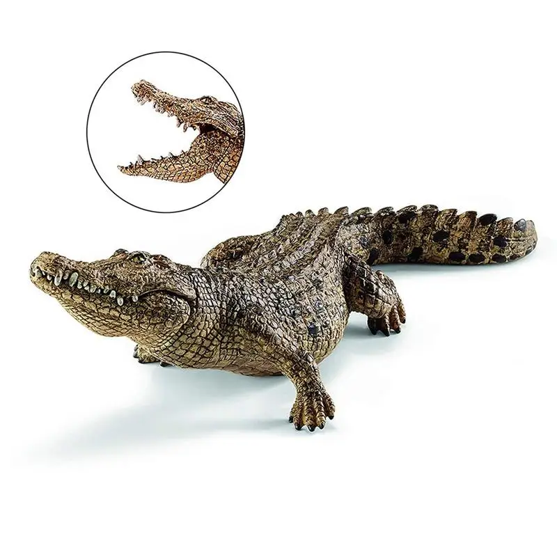 Crocodile Figurines Toy Alligator Toy Creative Artificial Animal Toy Wildlife Animal Model For Educational Playing Children Kids