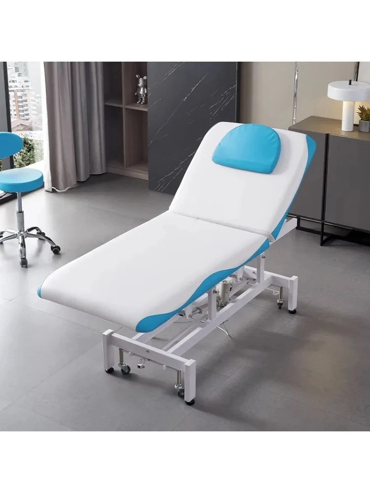 Electric Lift Beauty Care Bed Special Spinal Massage Belt Face Hole  Therapy Tattoo Injection