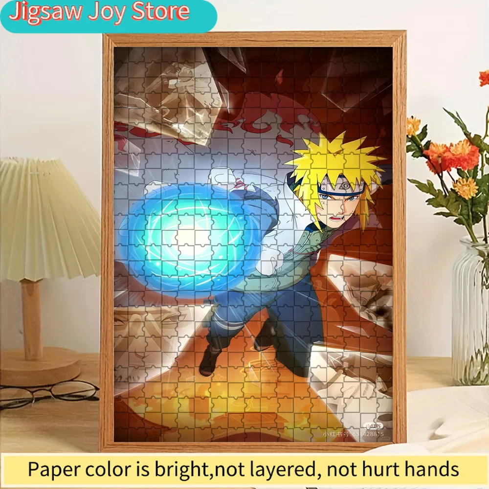 

Anime Naruto Minato Namikaze Rasengan Battle Scene Paper Puzzle, Premium High Definition Print, Smooth Burr-Free Pieces, Ideal L