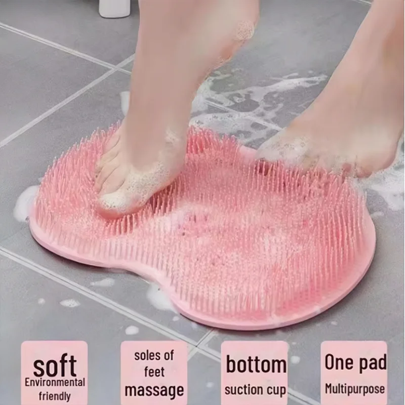 Foot Rubbing Back Rubbing Artifact Bathroom Massage Bath To Remove Dead Skin Feet Dirt Wash Silicone Bathtub Non-Slip Bath Mats