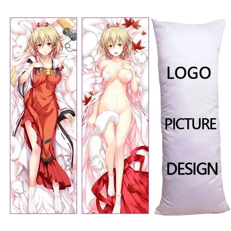 

Anime Vtuber Dakimakura Body Pillow Case Big Life Cushion Cover Hugging DIY Custom Print Wedding for Sleeping Long Pillowcase