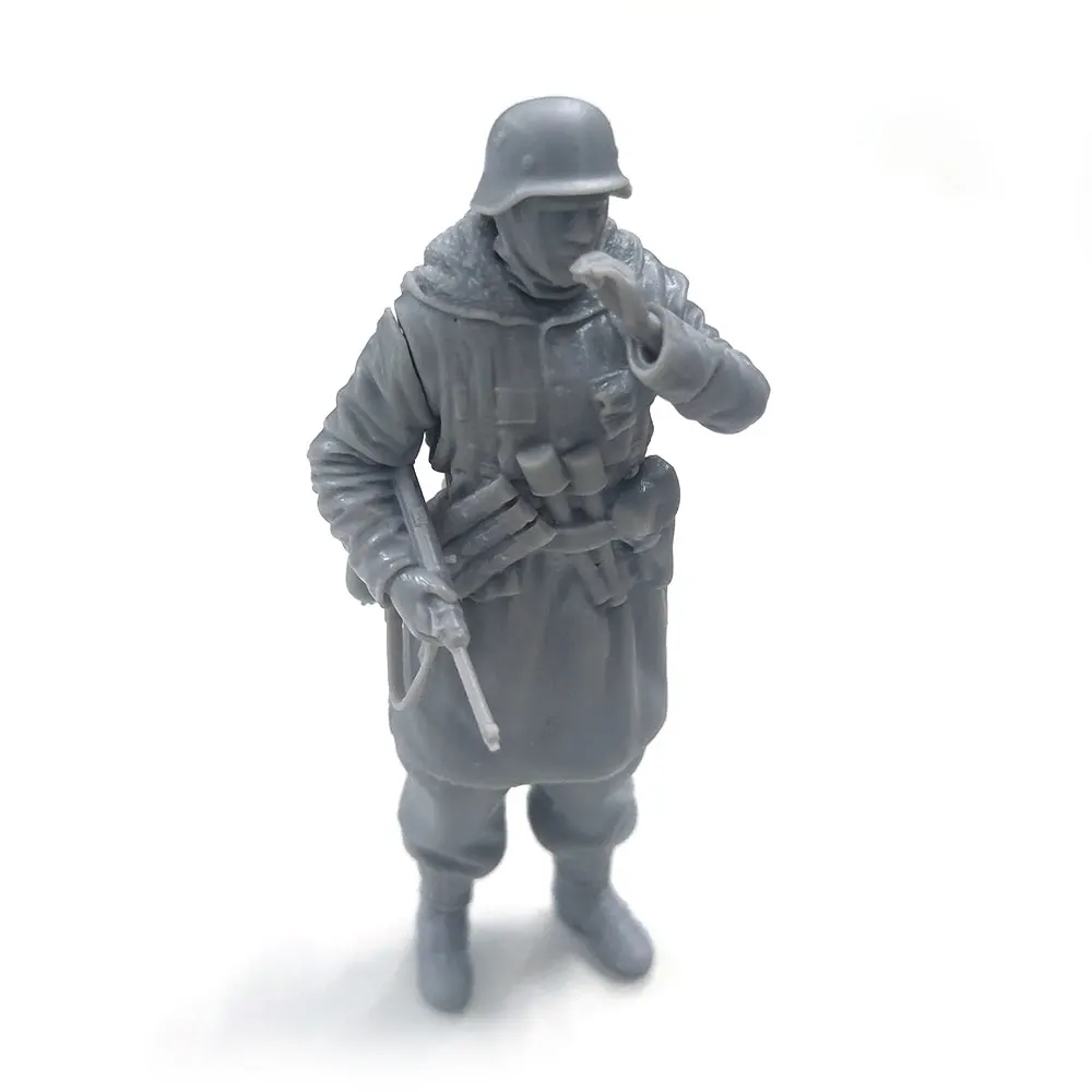 

1/24 75 мм 1/18 100 мм модель из смолы немецкий солдат фигурка с 3D-печатью неокраска без цвета RW-040