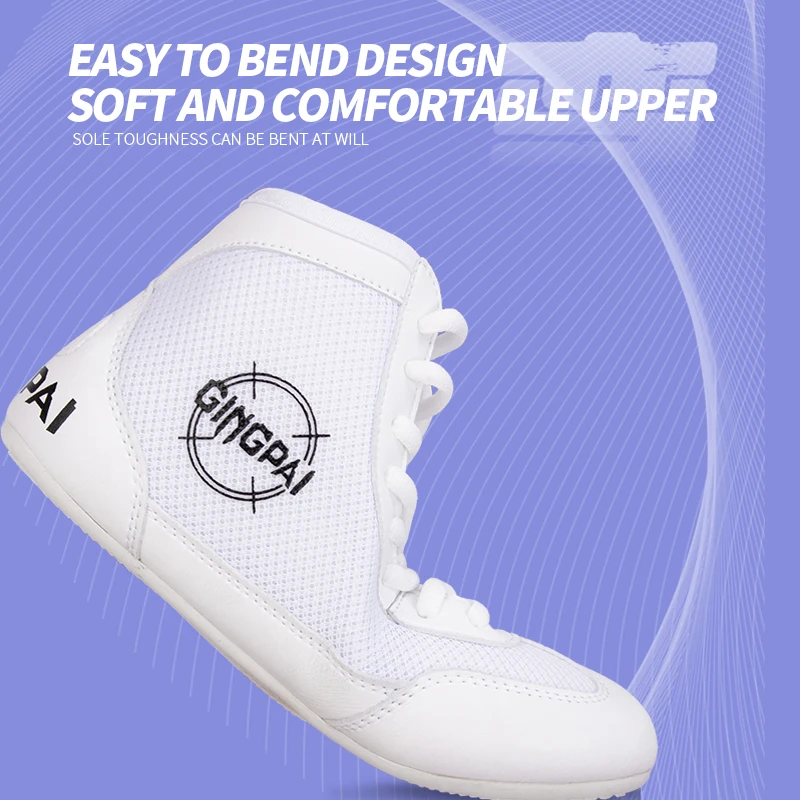 Box- und Ringerschuhe für Kinder und Erwachsene, Trainings- und Kampfschuhe für Männer und Frauen, Sanda High-Top-Schuhe, Stiefel für Krafttraining und Gewichtheben im Fitnessstudio – Detail 15