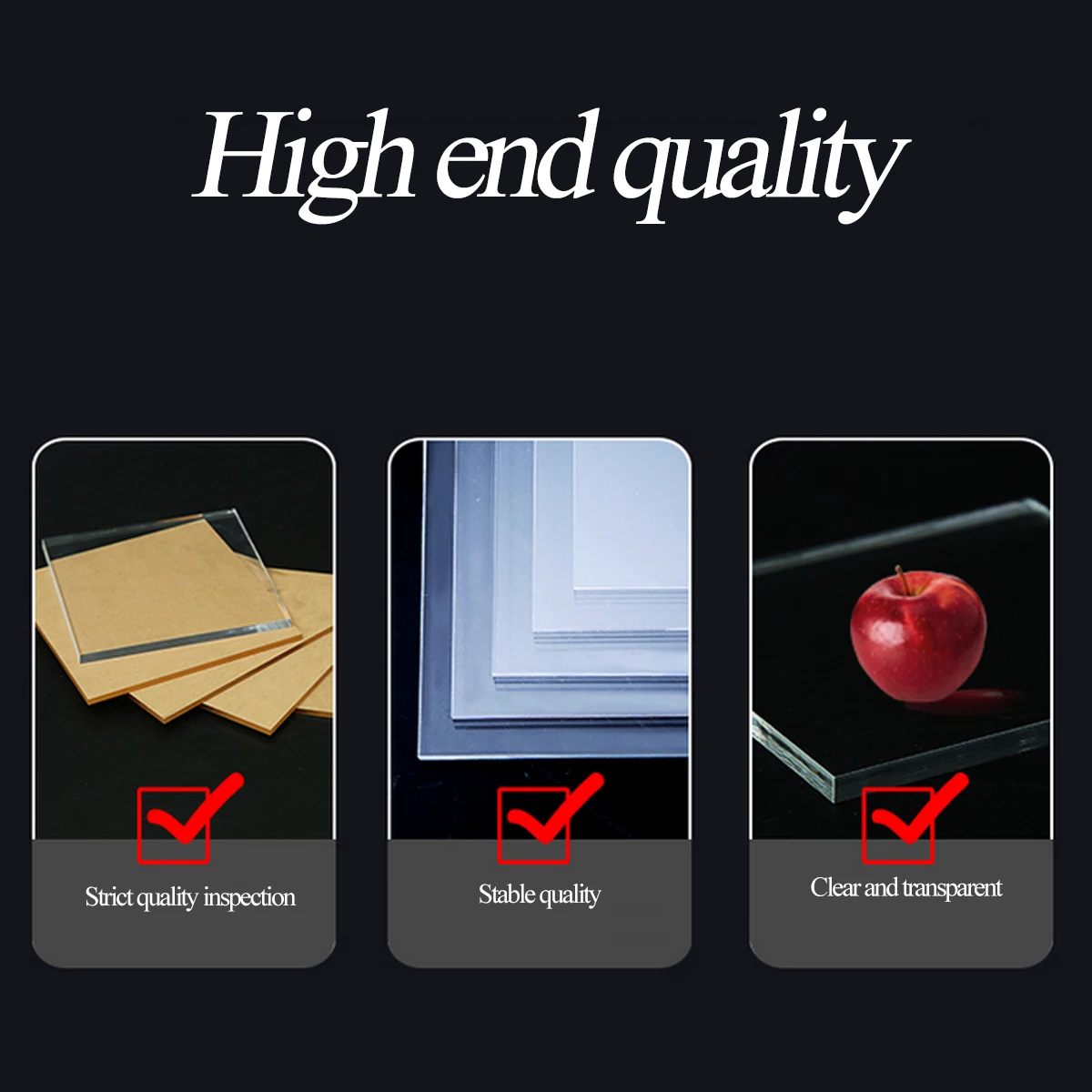 

4pc Cut Acrylic Plastic Board Transparent Stencil Keychain Pendant Cutting Template Pattern Tool