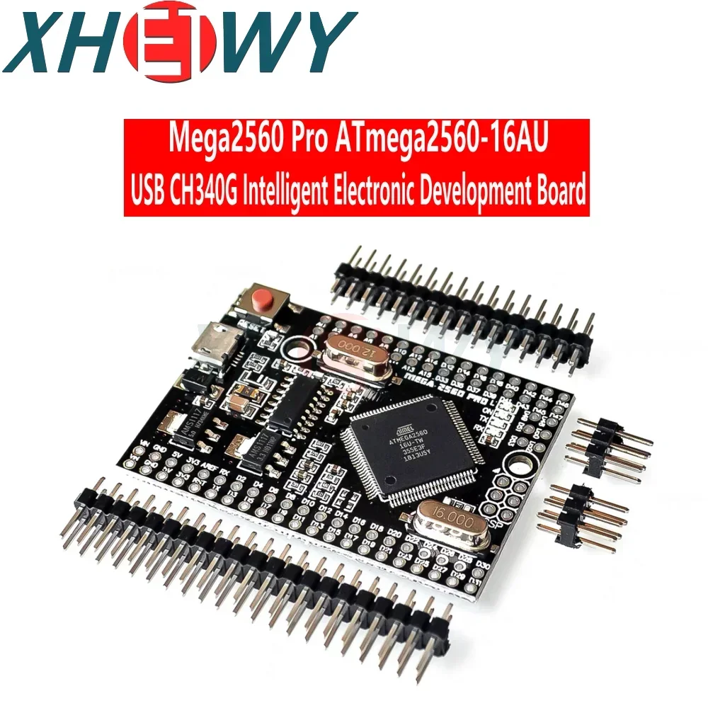 1PCS Mega2560 Pro ATmega2560-16AU USB CH340G Intelligent Electronic Development Board