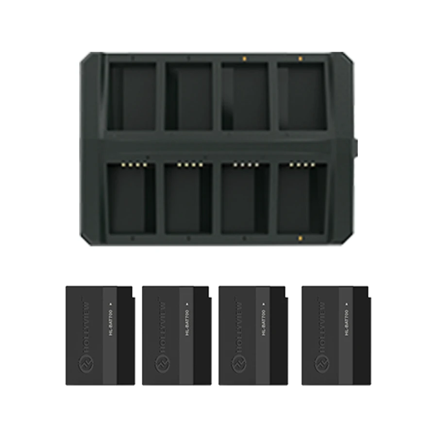 Original Hollyland Solidcom C1 8-Slot Battery Charging Case for Solidcom C1 Wireless Intercom Headset