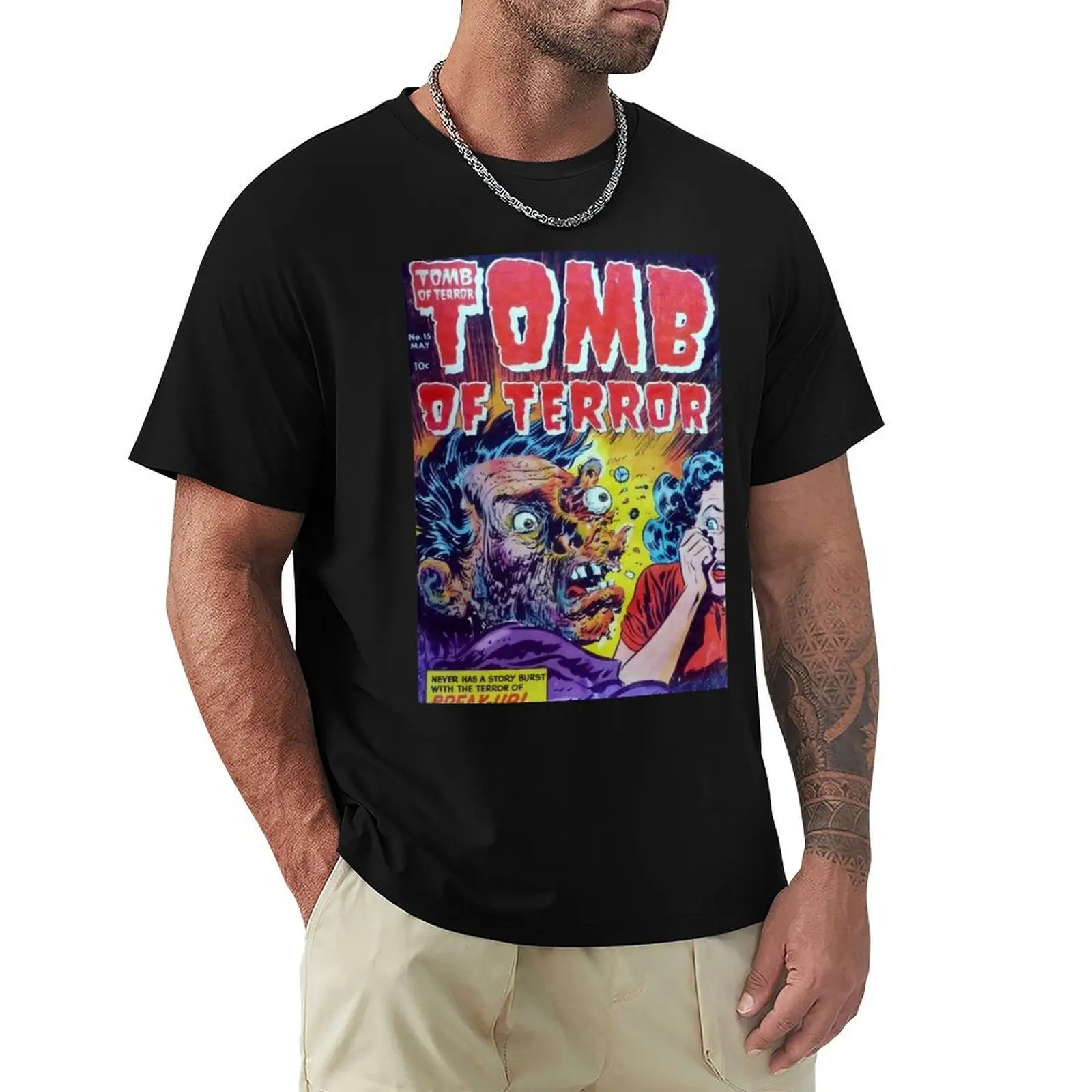 Tomb of Terror No.15 T-Shirt Dry Fit Athletic Short Sleeve Shirt