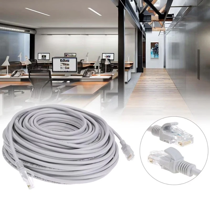 High Speed RJ45 Ethernet Network LAN Cable Cat Patch Cord Cable Laptop Router