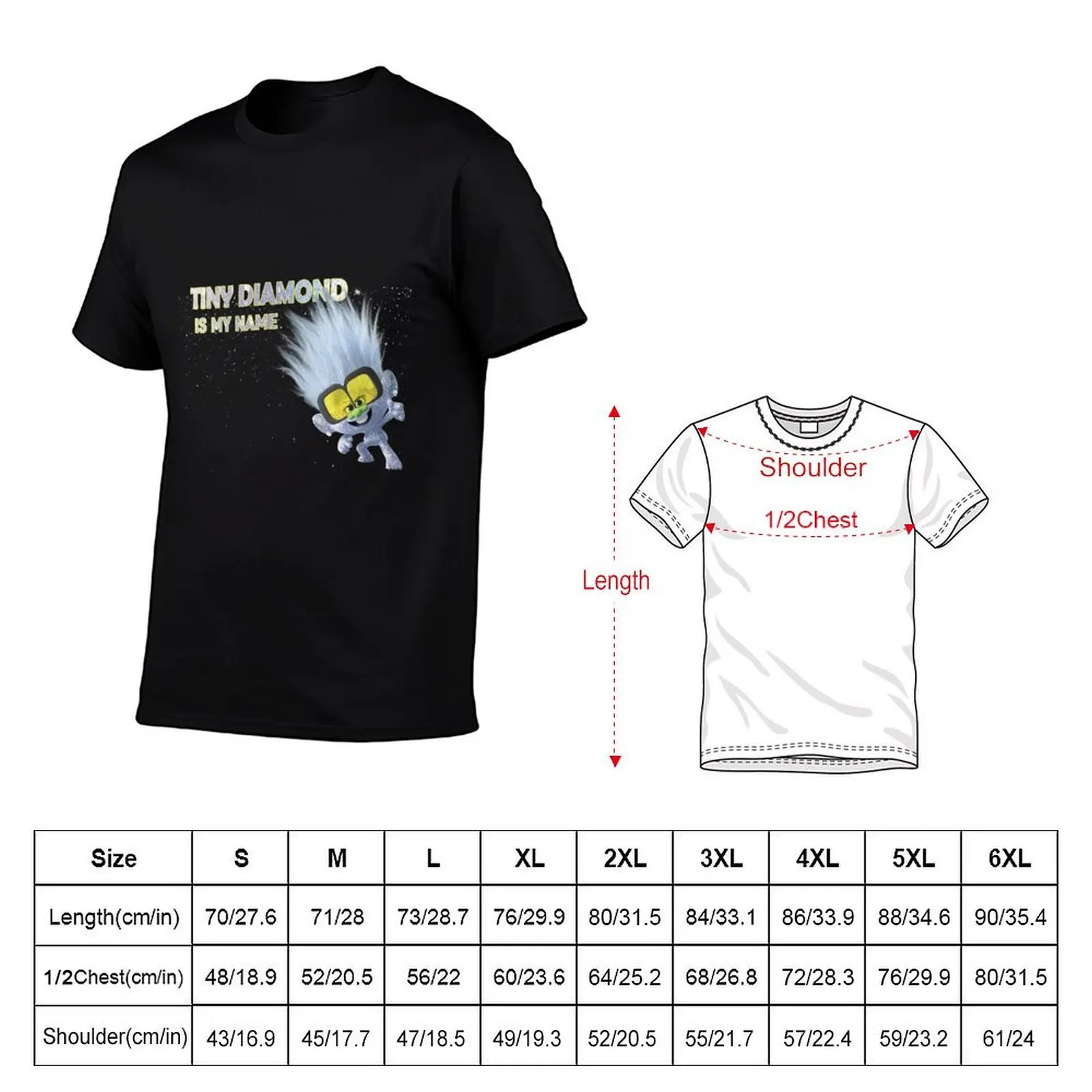 Tiny Diamond Is My Name ,Inspired Shirt Is A Definite Party Starter, Trolls World Tour Inspired T Shirt, Vneck And Kids  T-Shirt view 2