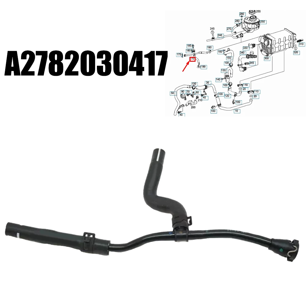 Replacement Hose For Mercedes A2782030417 Hose Coolant Hose For Mercedes Easy To Use High-quality Materials For A2782030417