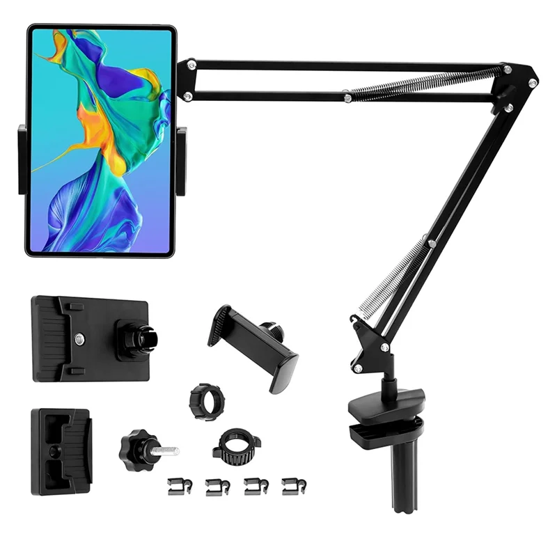 

BAAR-Embroidery Stand Adjustable Embroidery Holder Metal Frame Stand Table Mount For Needlepoint Projects Tablet Phone B