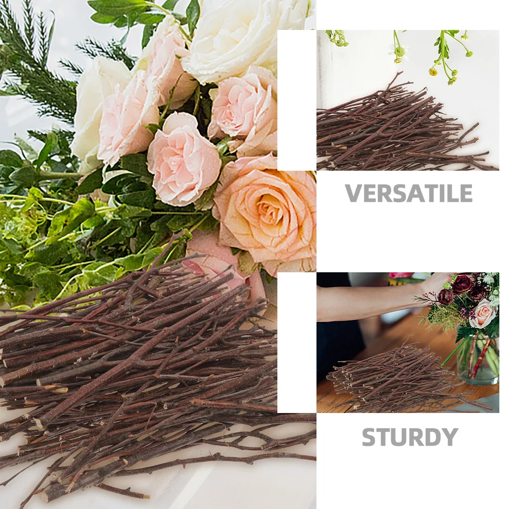 

Durable Natural Wooden Sticks for Crafts Making DIY Accessories Wedding Decorations Rustic Charm Household Decor