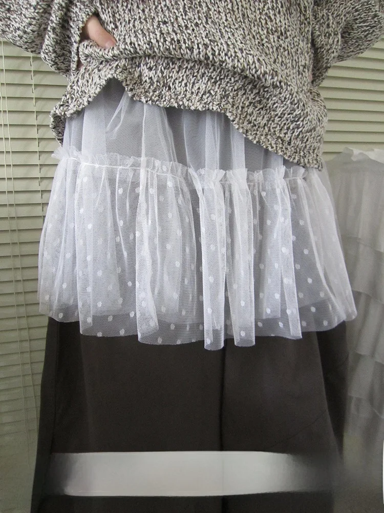 Angproject Korean Polka Dot Elastic Waist Me ort Skirt Women's: 실용성과 스타일을 동시에 잡은 최고의 스커트