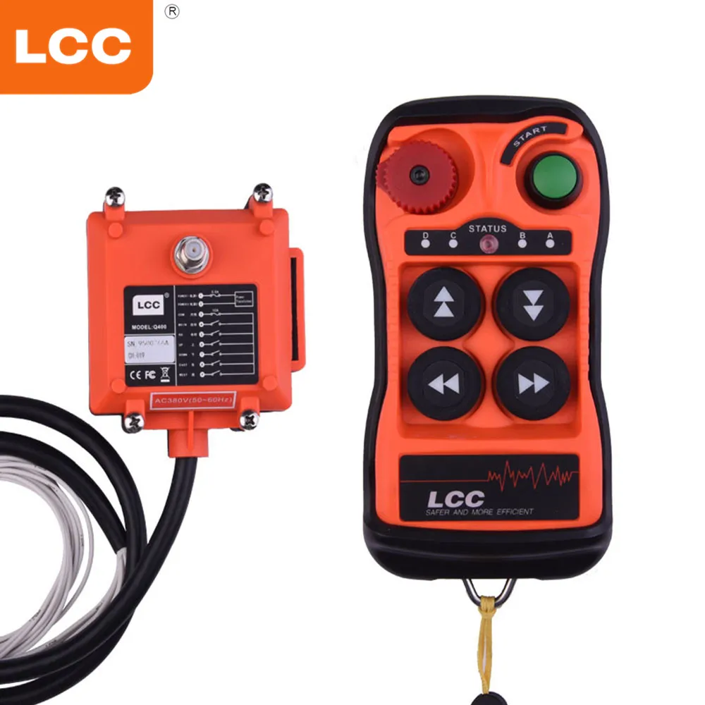 LCC Q400  telecrane Crane forklift industrial wireless remote control for electric winch