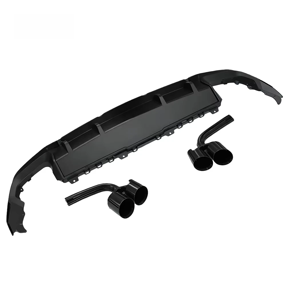 

Good Price Q8 Style Look Rear Bumper Spoiler Lip Diffuser Splitter Q8 Rear Diffuser Exhaust Tips for Q8 2024
