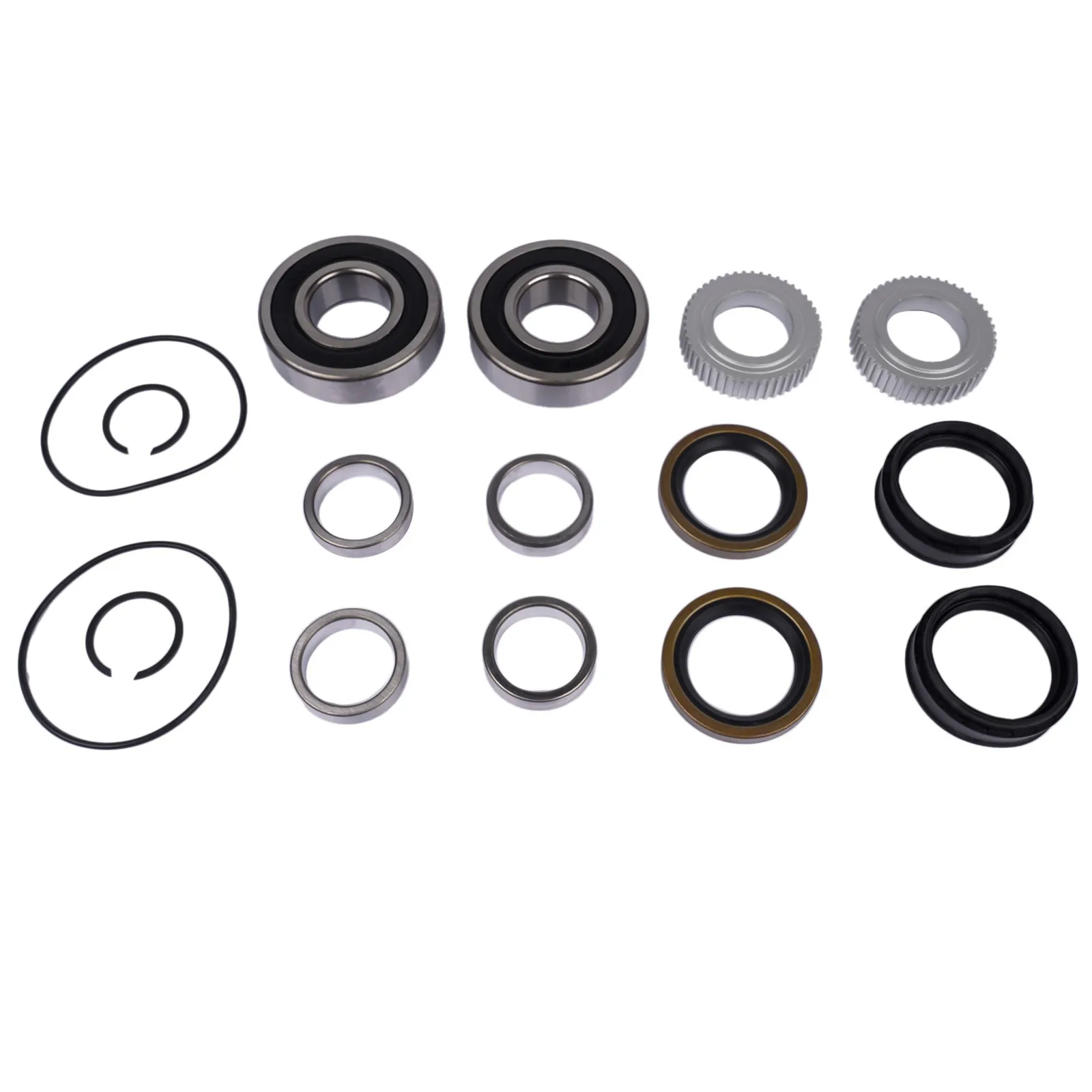 

AP01 ABS Rear Wheel Bearing Seal Ring Kit for Toyota 4Runner Tacoma Tundra T100 Crown 42423-20010, 90363-40068