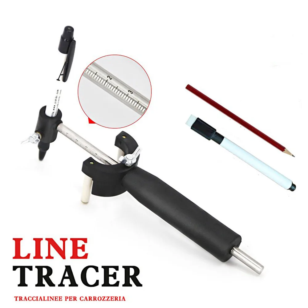 

Auto Body Line Marker - High-Quality Aluminum Alloy Wheel Eyebrow Scraper - Perfect for Fender Damage Repairs & Panel Alignment