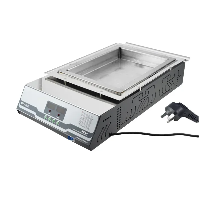 Upgrade Tin Furnace Digital Display Lead-freeSteel Square Round Constant Temperature Melting Tin High Temperature Solder Furnace
