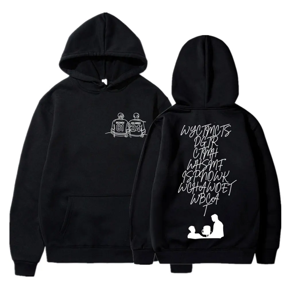 

Худи унисекс «Heated Rivalry The 'Cottage Invite' Hollander Ilya»: модный флисовый свитшот свободного кроя в стиле Харадзюку