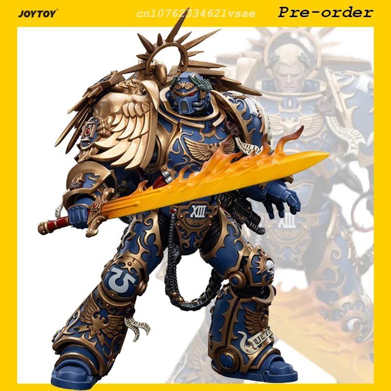 JOYTOY Primarch Roboute Guilliman 1/18 Action Figure Warhammer 40K Ultramarines Game Figure Soldier Model Doll Collect Toy Gifts