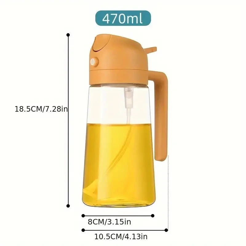 Pouring Oil Spray Oil Pot Not Hanging Oil Barbecue Soy Sauce Bottle Seasoning Box Spice Jar Sauce Bottle Sauce Dispenser