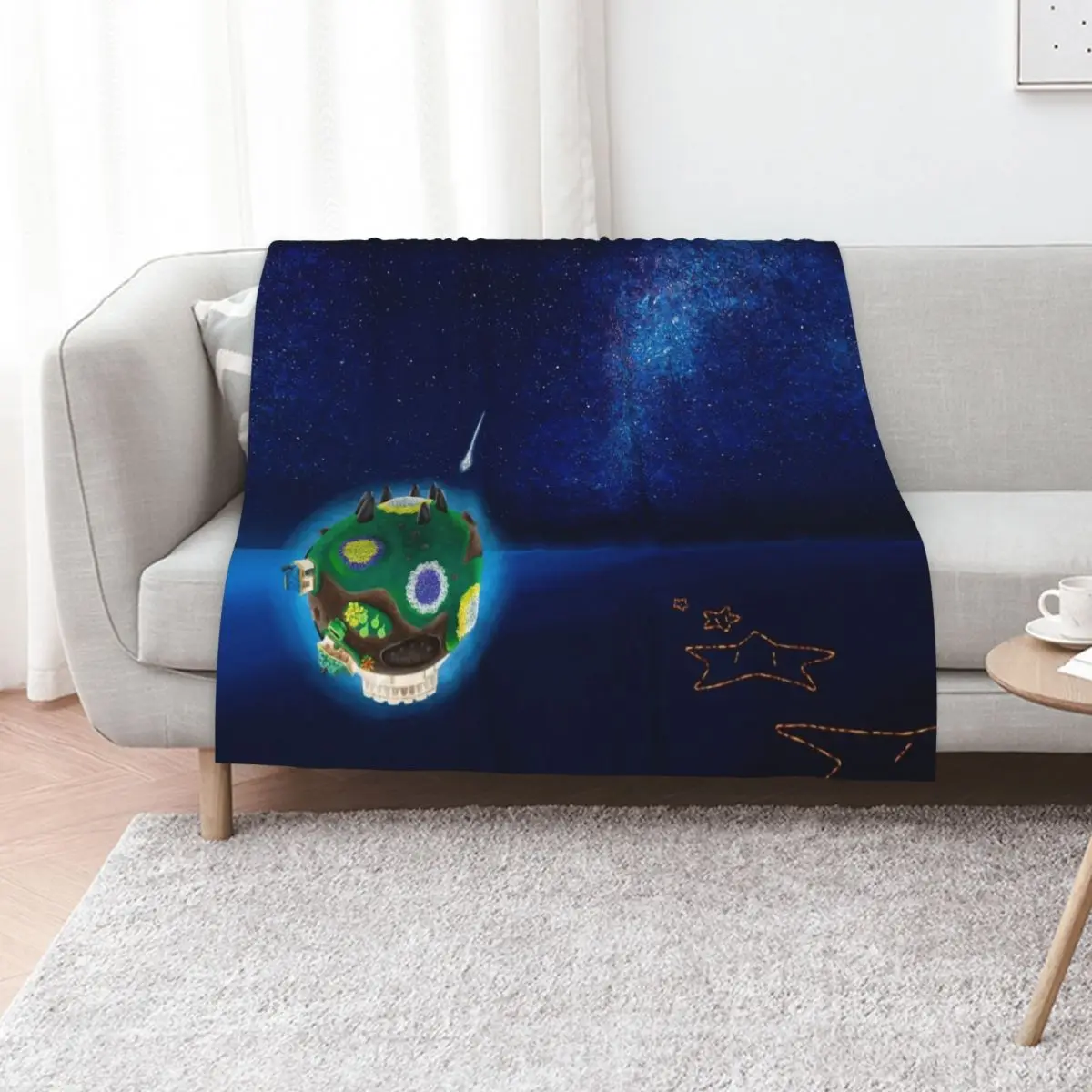 Gateway Galaxy Throw Blanket Custom for babies Weighted Plush Retros Furrys Blankets