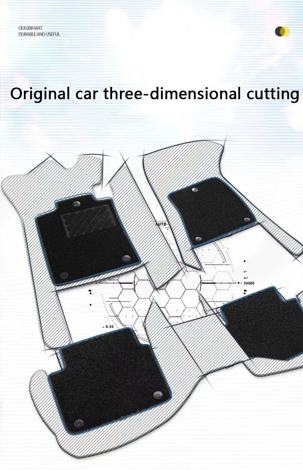 Car Mats For Audi Q5 8R MK1 2009-2017 Durable Anti Dirt Carpet Auto Floor Mat Set Car Interior Accessories view 2