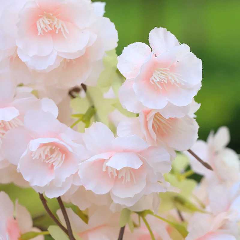 Artificial Cherry Vine Branch Simulation, Flower Vine, Oriental, Home, Living Room, Wedding Banquet, Balcony Decoration
