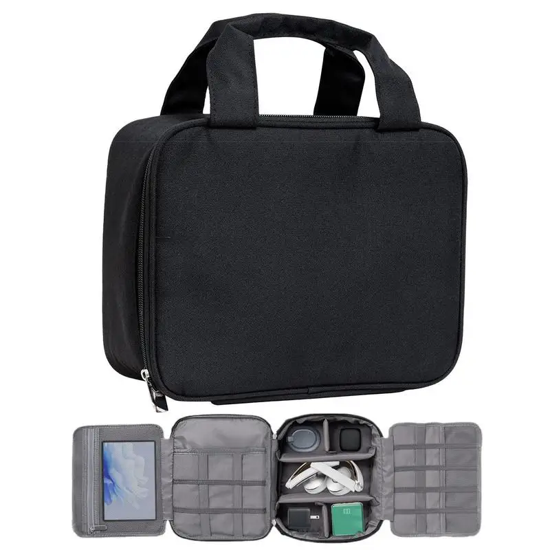 

Travel Cable Organizer Electronic Bag Cable Organizer Case Storage Bag Multi-Layer Travel Electronic Organizer Storage Organizer