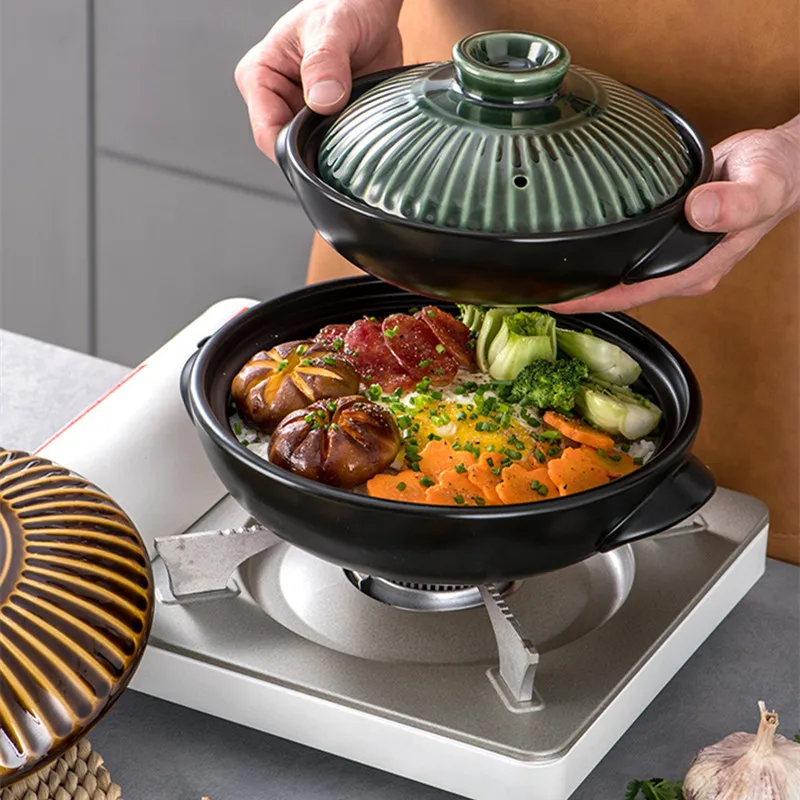 

Little pan rice Casserole Open Fire Gas Stove Special Small Casserole Gas Small Dry Heat Resistant Casserole Shallow Pot