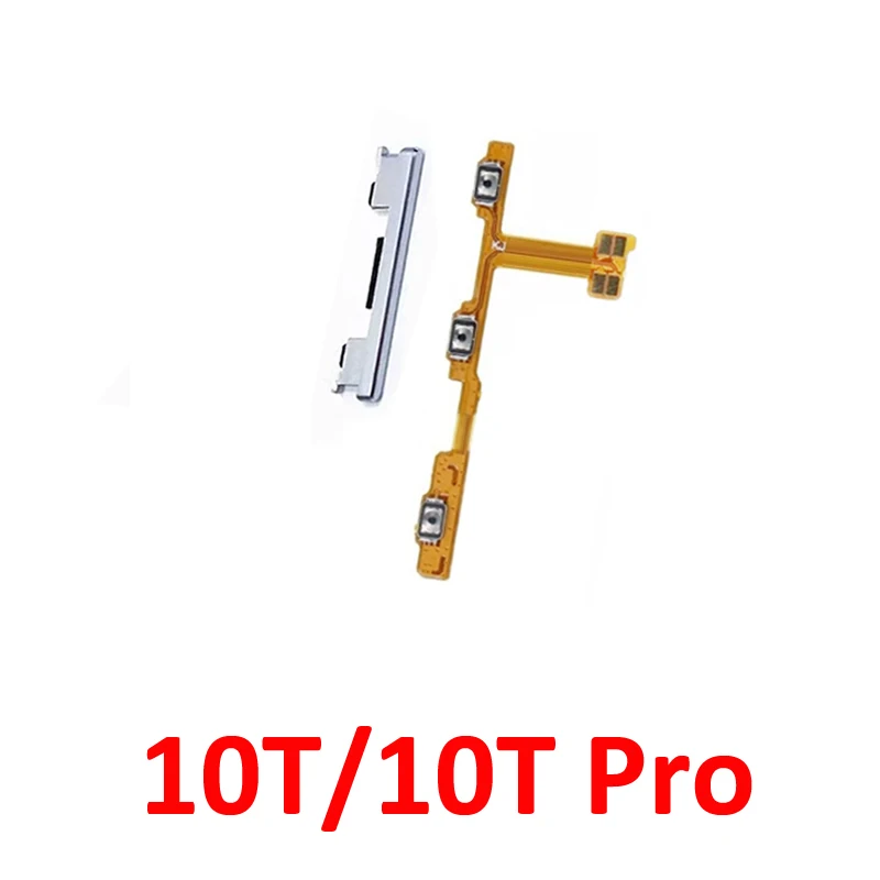 For Xiaomi MI 10T Pro 5G Phone New Housing Volume Button Up Down Key Internal Power On Off Flex Cable Repair Parts Grey Silver image 3
