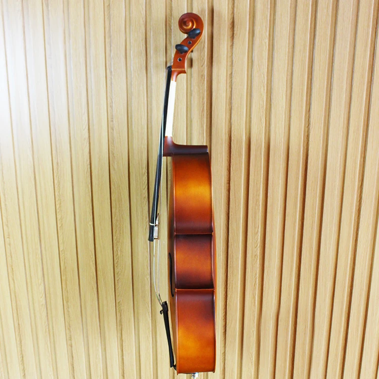 Half handmade Shine Brown german Cello with nice flame solid maple