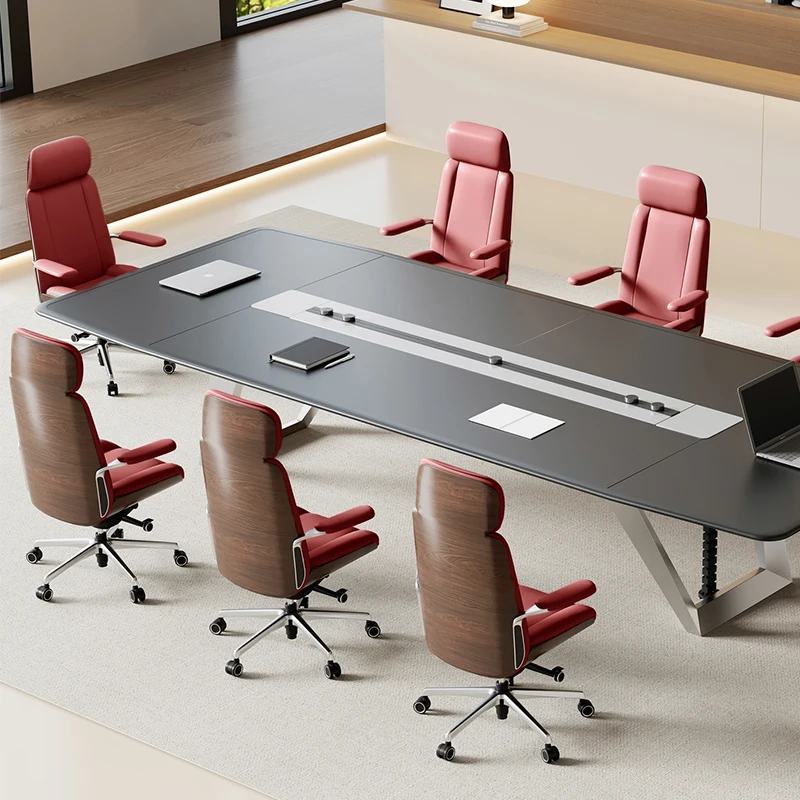 #￥Ultra-Comfortable Boss Leather Chair with Plush Padding and Adjustable Tilt Tension  Supports Healthy Posture During Meetings