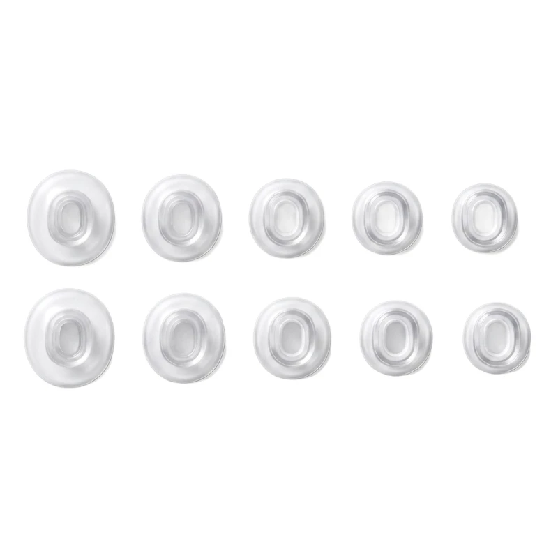 4XFC Soft Liquid Silicone Ear Tips Covers For Pods Pro3 XXS To L Size Lightweight Breathable and Comfortable