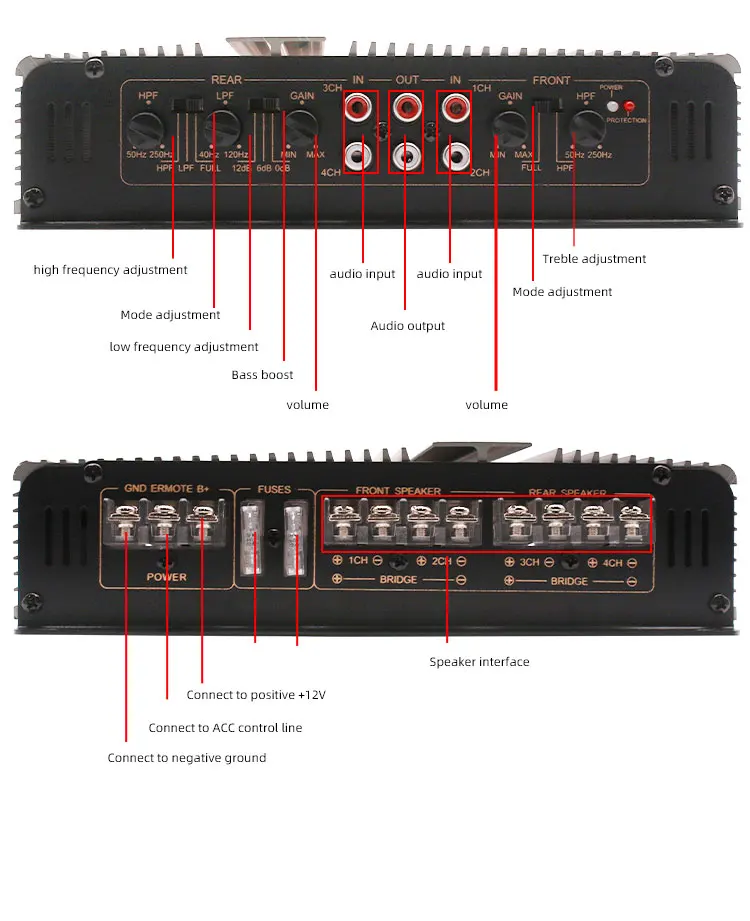 12V Car Power Ampli…