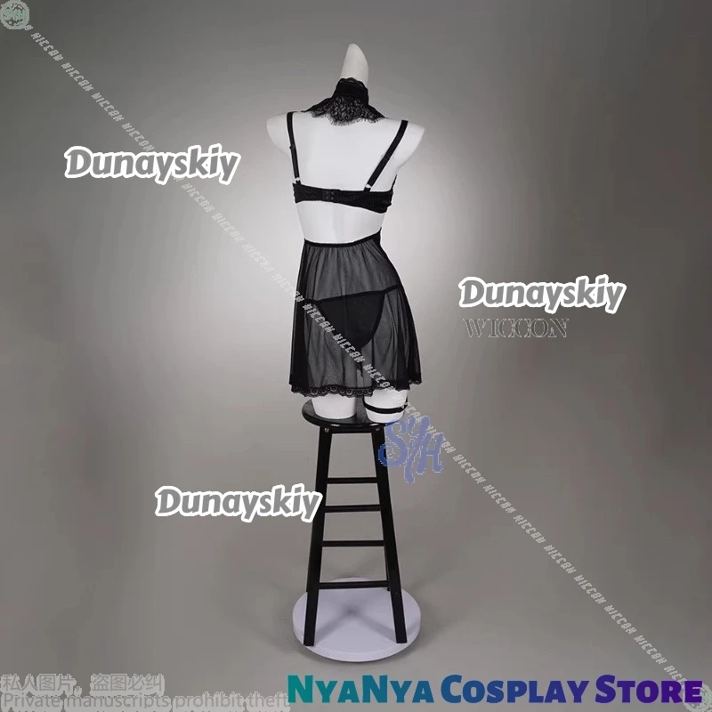 Ani Grok Ai Virtual AI Girlfriend Cosplay Anime ملابس داخلية مثيرة شبكية شفافة ورغبة نقية انظر فستان النوم لوليتا الهالوين كوس