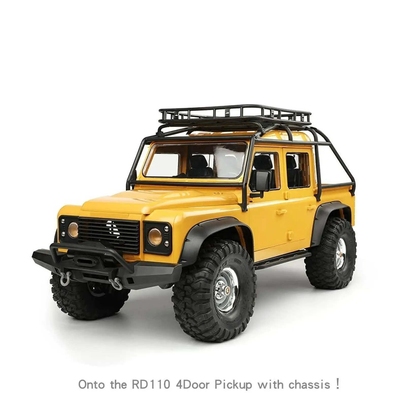 

RC Roll Cage Body Chassis Cover Car Black Crawler Fittings Simple Installation Model Sturdy Vehicles DIY Accessory for RD110