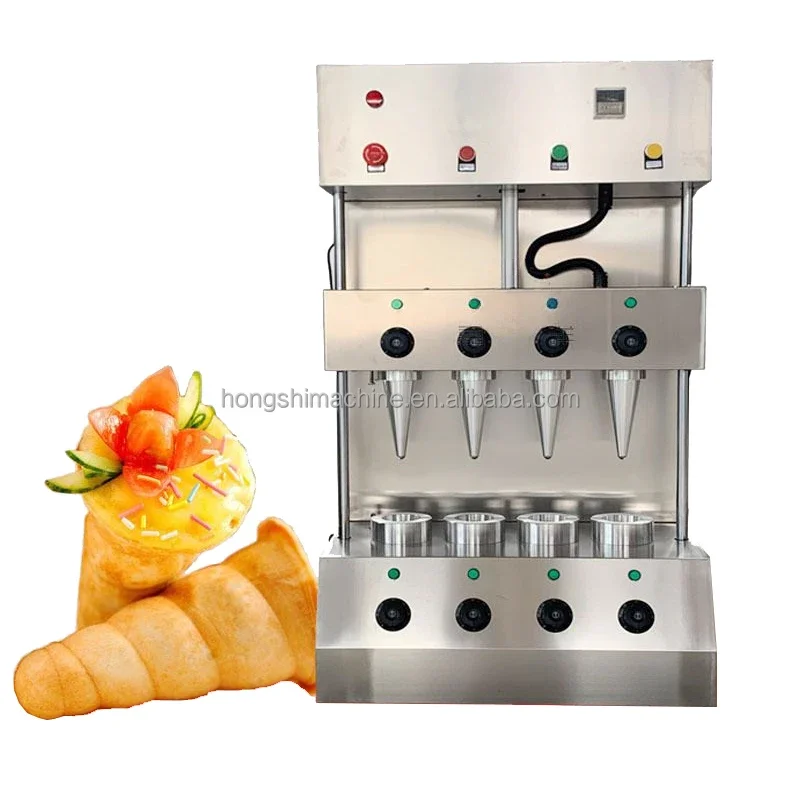 Electric Pizza Cone Maker Cone Pizza Forming Machine Fast Food Pizza Cone Making Machine