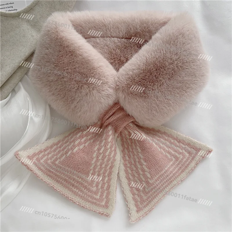 

Winter Fashion Short Square Warm Bow Tie