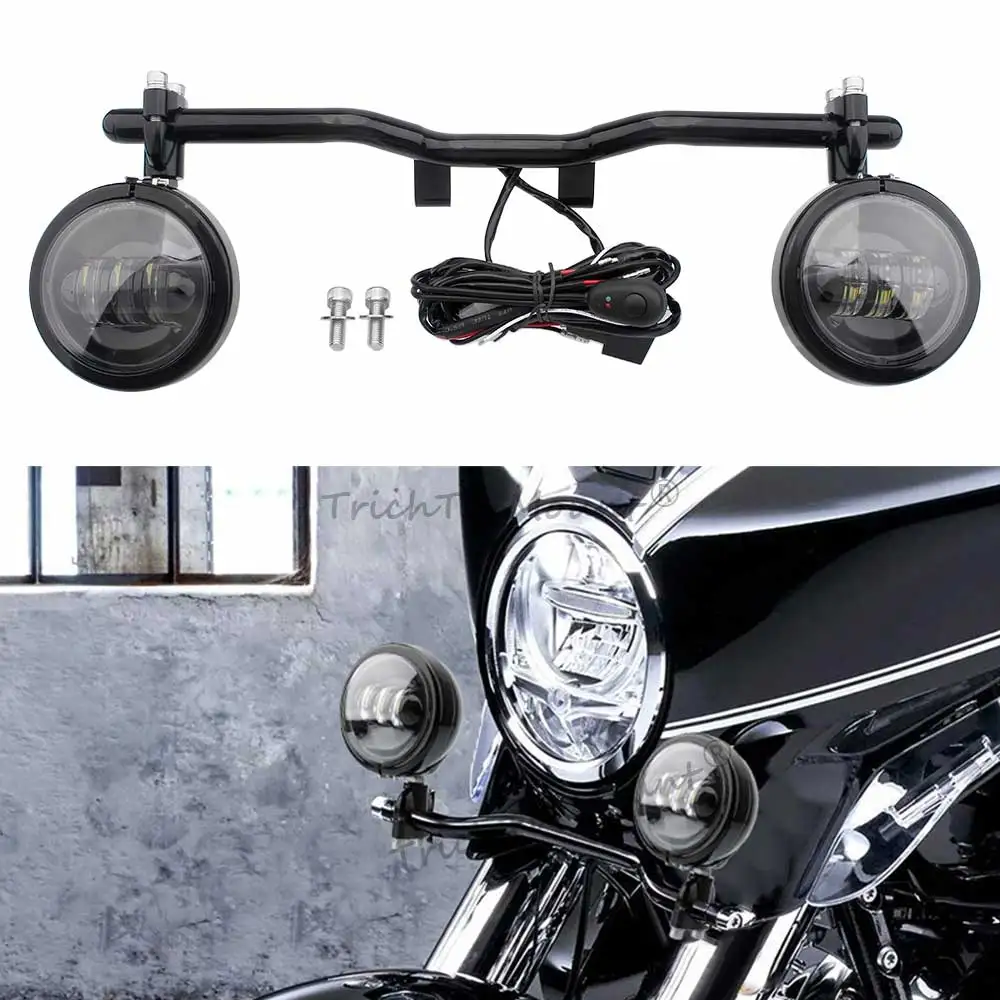 For BMW R18B R18B Bagger R18 Transcontinental 2021-2024 Motorcycle LED Fog Lights Auxiliary driving light 60W White Light