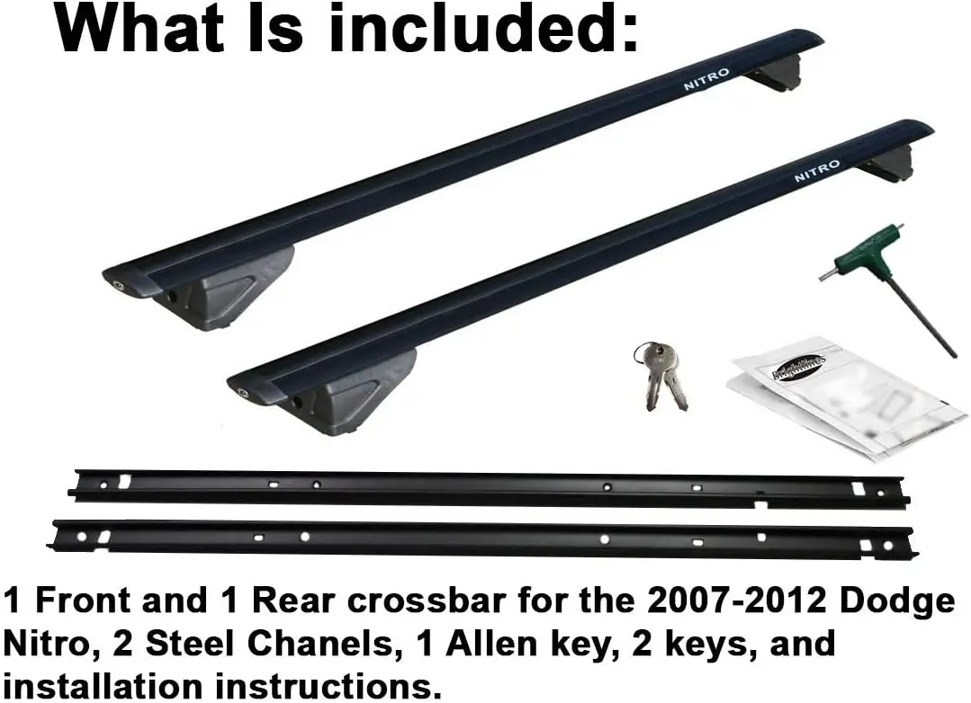 Crossbars Roof Rack OE Style Replacement for 2007-2012